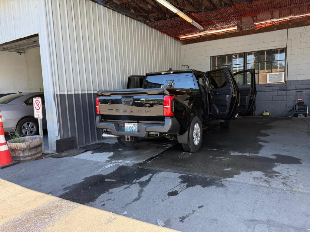 Seattle mobile auto detailing black truck service at Exotica Auto Detailing